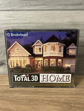 TOTAL 3D HOME ~ BRODERBUND 2000 CD-ROM WINDOWS 95/98 DELUXE 3.0 ~ REDECORATE picture