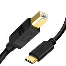 USB B to USB C Printer Cable 6.6FT, Type B to Type C Printer Cord picture
