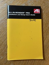 ATI All-In-Wonder / All-In-Wonder Pro Installation & Setup User Guide picture