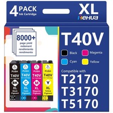 T40V Ink Cartridges 4 Pack for SureColor T5170 Printers picture