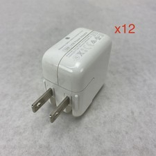Apple A1401 12W 5.2V 2.4A Single USB Wall Charger Power Adapter - Lot of 12 picture