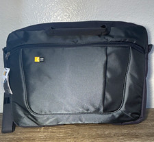 Case Logic 15.6in Padded Nylon Laptop + Tablet Shoulder/Messenger Bag Black picture