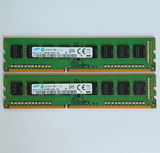Samsung 8GB Kit 2x4GB DDR3-1600 PC3-12800U 1Rx8 M378B5173QH0-CK0 240-Pin picture