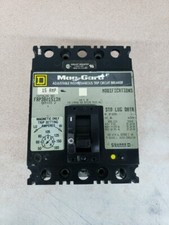 Square D FAP3601513M Series 2 15Amp Circuit Breaker damaged label picture