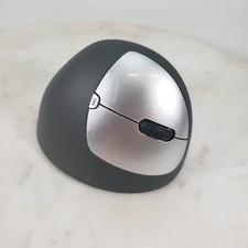 Goldtouch KOV-GSV-RMW Silver/Black Wireless USB Right-Handed Semi-Vertical Mouse picture