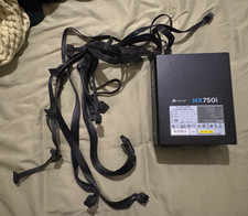 Corsair HXi Series HX750i 750W Power Supply, Black - CP-9020072-NA picture