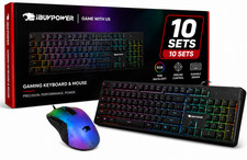 Lot 10 iBuyPower Chimera KM7 RGB Gaming Keyboard & Mouse Combo | eBay picture