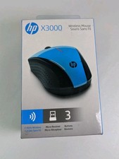 Brand NEW-HP X3000 BLACK 3-Button Wireless USB Optical Scroll Mouse with Battery picture