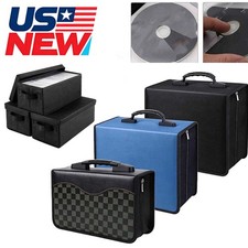 128/400/520 Disc CD/DVD Wallet Binder Book Sleeves Storage Bag Carrying Case USA picture