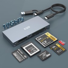 10Gbps XQD Card Reader - 8 in 1 Multi XQD Reader for Sony G/M Series, Lexar 2... picture