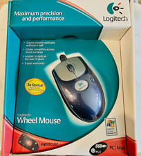 Logitech Wheel Mouse Optical (Model M-BJ58) (NIB) vintage picture