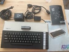 Vintage Atari 800XL Computer with Power Adapter Manual RF Cable- Game picture