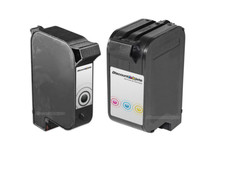 2PK #15 #23 BLACK COLOR Ink for HP C6615DN C1823D Color Copier 140 145 PSC 500xi picture