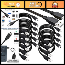 10 Pack USB 2.0 A to Mini B Cable 3ft - High-Speed Data Transfer, Black picture