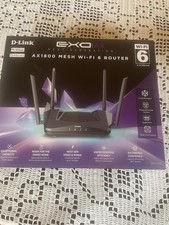 D-Link EXO AX1800 Mesh Wi-Fi 6 Router Wireless Dual Band Open Box picture