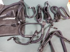 CableMod Black Sleeved Mesh Computer Cables Shown - Please Look Closely picture