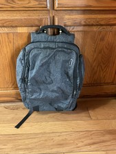 Kingslong 18” Slim Gray Commuter Backpack Laptop Carrying Case picture
