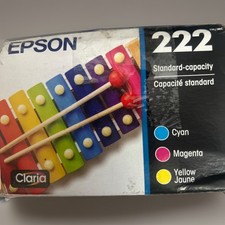 Epson 222 Claria Ink Combo Pack – Cyan Magenta Yellow – Standard Capacity – New picture