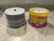100- DVD-R Discs Brand New Sealed Staples & Watershield  picture