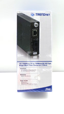 TRENDnet TFC-110S15/A 100Base-TX to 100Base-FX Single Mode Fiber Converter NEW picture