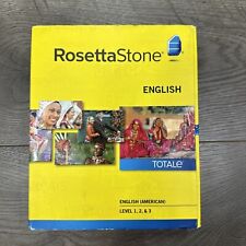 Rosetta Stone Version 4 English American Levels 1-3 1, 2, 3 - New Sealed picture