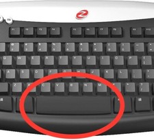 SPACE BAR (REPLACEMENT MAIN KEY) for ZBoard MERC STEELSERIES KeyBoard picture