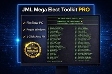 JML Mega Elect PC Repair Toolkit PRO USB | 1-Click Fix 50+ Tools No Sub picture