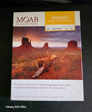 Moab Anasazi Premium Matte Canvas 350 Inkjet Paper 8.5x11 14 Sheets Open Box picture