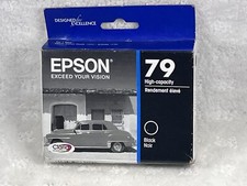 Epson Claria Ink Cartridge TO79120 Black High Capacity 79 - Exp 02/2020 picture
