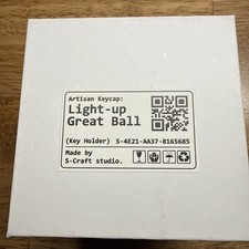Sealed  S-Craft Pokemon LIGHT-UP GREAT BALL Keycap Holder picture