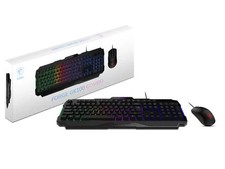 MSI Forge GK100 RGB Gaming Keyboard Mouse Combo Anti Ghosting 19 Key picture