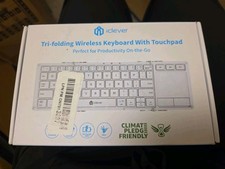 Iclever Tri-folding Wireless Keyboard With Touchpad On The Go picture