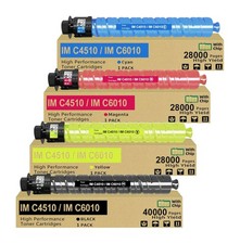 4 Pack IM C4510 IM C6010 High Yield Toner Cartridges w/ Chip for Ricoh Lanier ଅ picture