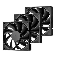 DARKROCK 3-Pack 120Mm Black Computer Case Fans High Performance Cooling Low Nois picture