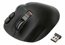 ELECOM Mouse Wireless  M-XT4DRBK Trackball 6 Buttons for Left Hand Black picture