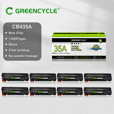 8PC Black Toner Cartridge for HP CB435A 35A LaserJet Pro P1002 P1003 P1004 P1009 picture