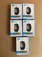 5 NEW Factory Sealed HP X500 Black USB 3-Button Optical Wired Mouse E5E76AA#ABA picture