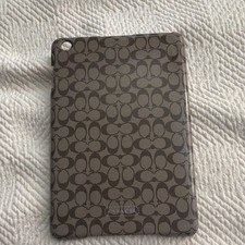 Coach Signature Slim Back Cover Tablet Case Brown/Tan 8
