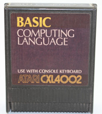 BASIC : Computing Language CXL4002 Original ATARI Computer Cartridge picture