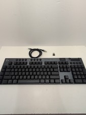 Logitech G915 LIGHTSPEED Wireless RGB Gaming Keyboard clicky switch with dongle picture