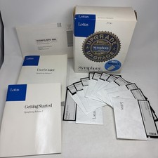 Lotus Symphony Release 3 5.25” Floppy Disks Vintage Computing Upgrade Complete picture