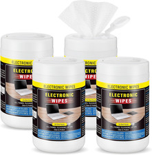 Threlaco 4 Pack 240 Count Electronic Screen Cleaning Wipes,Standard Style picture
