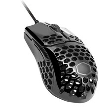 MM710 Glossy Black Gaming Mouse Honeycomb Shell 16000 DPI Optical Sensor picture