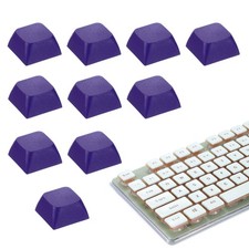 10Pcs XDA Profile Keycap Set PBT Mechanical Numeric Keypads, Bright Purple picture