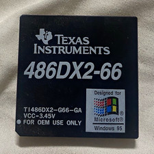 Texas Instruments 486DX2-66 66MHz 80486 PGA CPU Processor TI486DX2-G66-GA picture