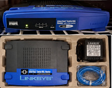 Linksys BEFSR41 v3 EtherFast Cable DSL Router 4-Port Switch Box Tested Power picture