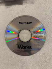 Microsoft Works Version 4.5a - VERY GOOD CONDITION - NO SERIAL # picture