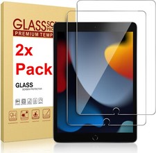 2-Pack HD Tempered Glass Screen Protector For iPad 10.2 inch 7th / 8th / 9th Gen picture