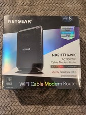 NETGEAR Nighthawk AC1900  WiFi Cable Modem Router C7000-100NAS, DOCSIS 3.0 -NEW- picture