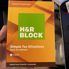 H&R Block Basic Tax Software Mac Windows 2019 - RETAIL PACKAGING picture